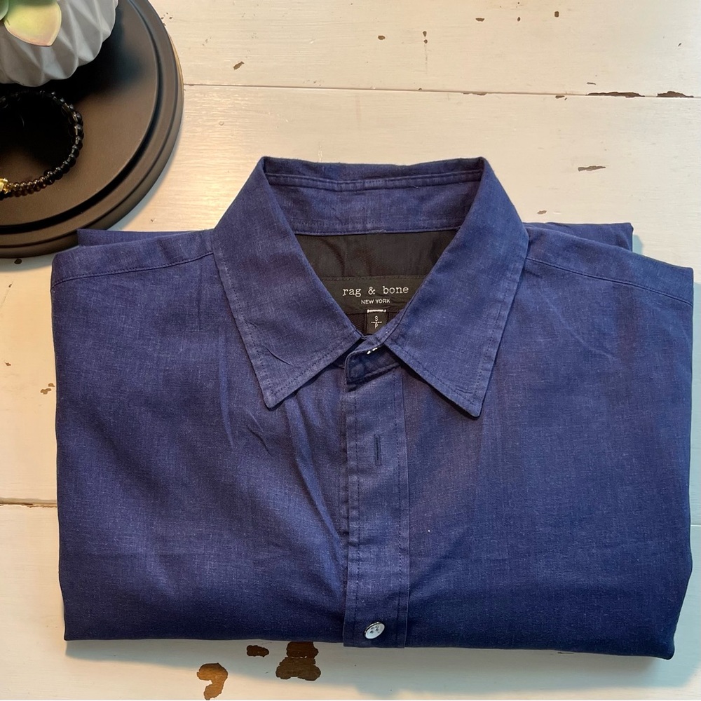 MEN’S RAG & BONE DRESS SHIRT- Size L (slim fit)